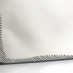 FENDI 8BH357 Joshua Vides collaboration shopper bag, shoulder tote coated canvas, men's, white — Like New