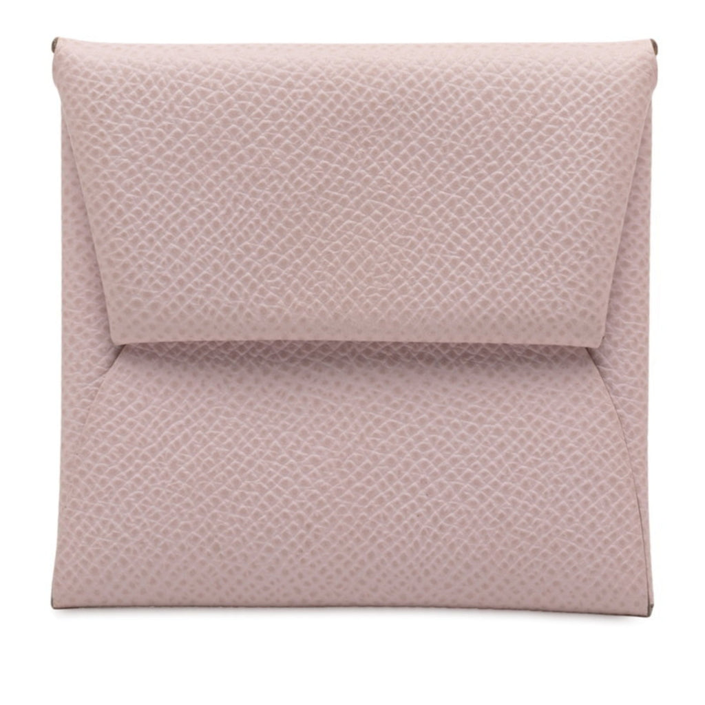Hermès Bastia Wallet/Coin Purse, Mauve Pale and Light Pink, Epsom Leather, Women's, HERMES