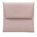 Hermès Bastia Wallet/Coin Purse, Mauve Pale and Light Pink, Epsom Leather, Women's, HERMES
