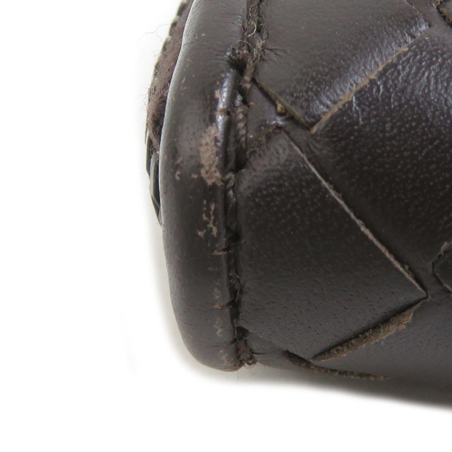 Bottega Veneta Men's Intrecciato Leather Wallet/Coin Case, Dark Brown, e61040a