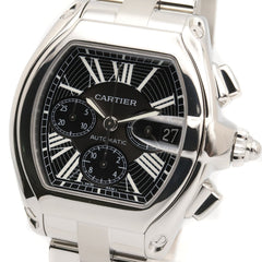 Cartier Roadster Chronograph XL Watch, Stainless Steel, Men's, Black (W62020X6) — Very Good