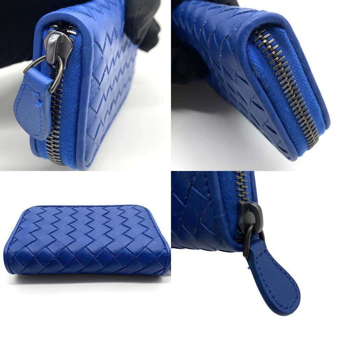 Bottega Veneta Intrecciato Round Coin Case, Leather