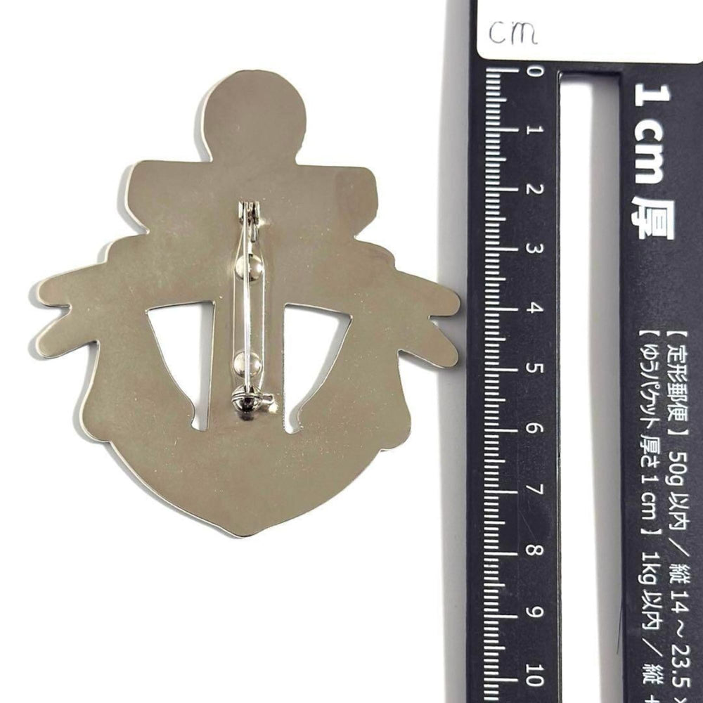 Celine Men's Women's Brooch Badge Anchor Marine Blue — Like New
