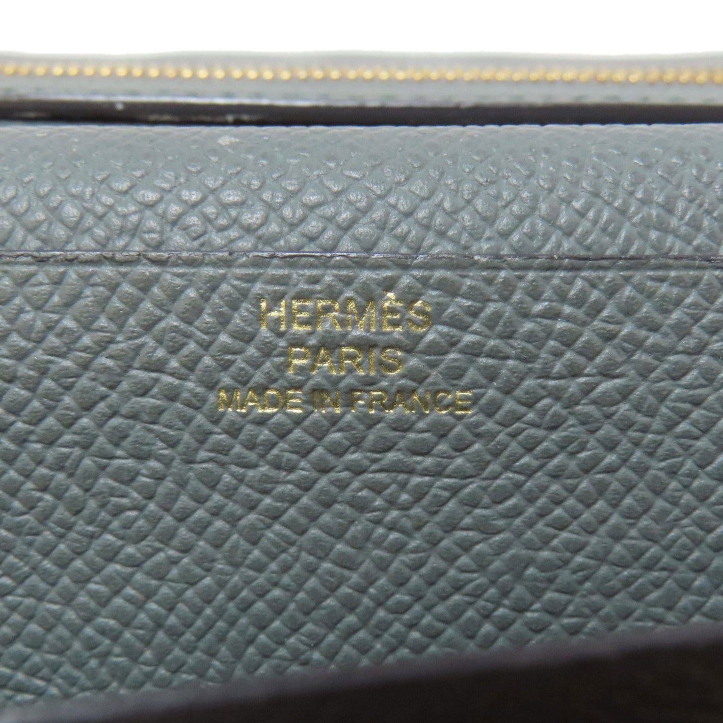 Hermes Hermès Bearn Soufflet Gold Hardware Long Wallet Epson Women's