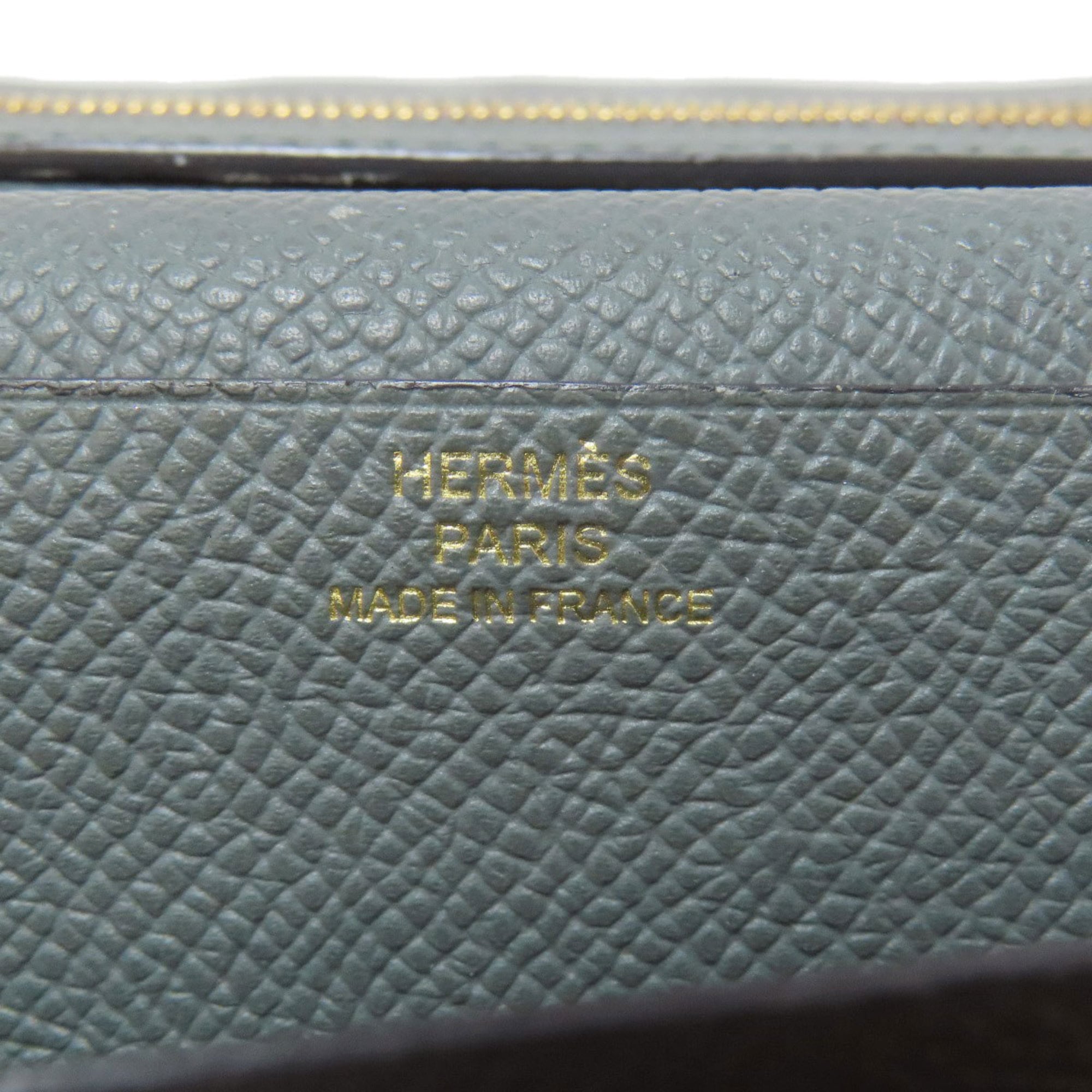 Hermes Hermès Bearn Soufflet Gold Hardware Long Wallet Epson Women's