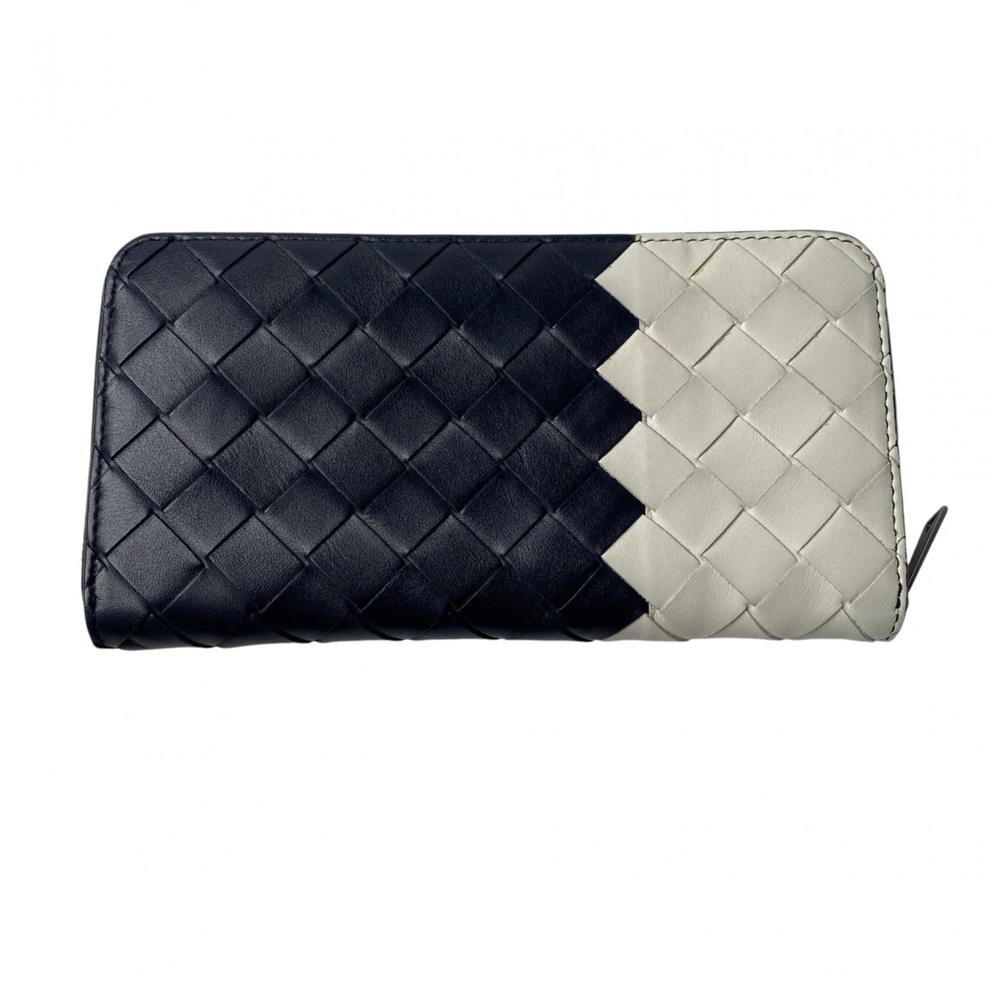 Bottega Veneta Men's Two-Tone Intrecciato Long Wallet