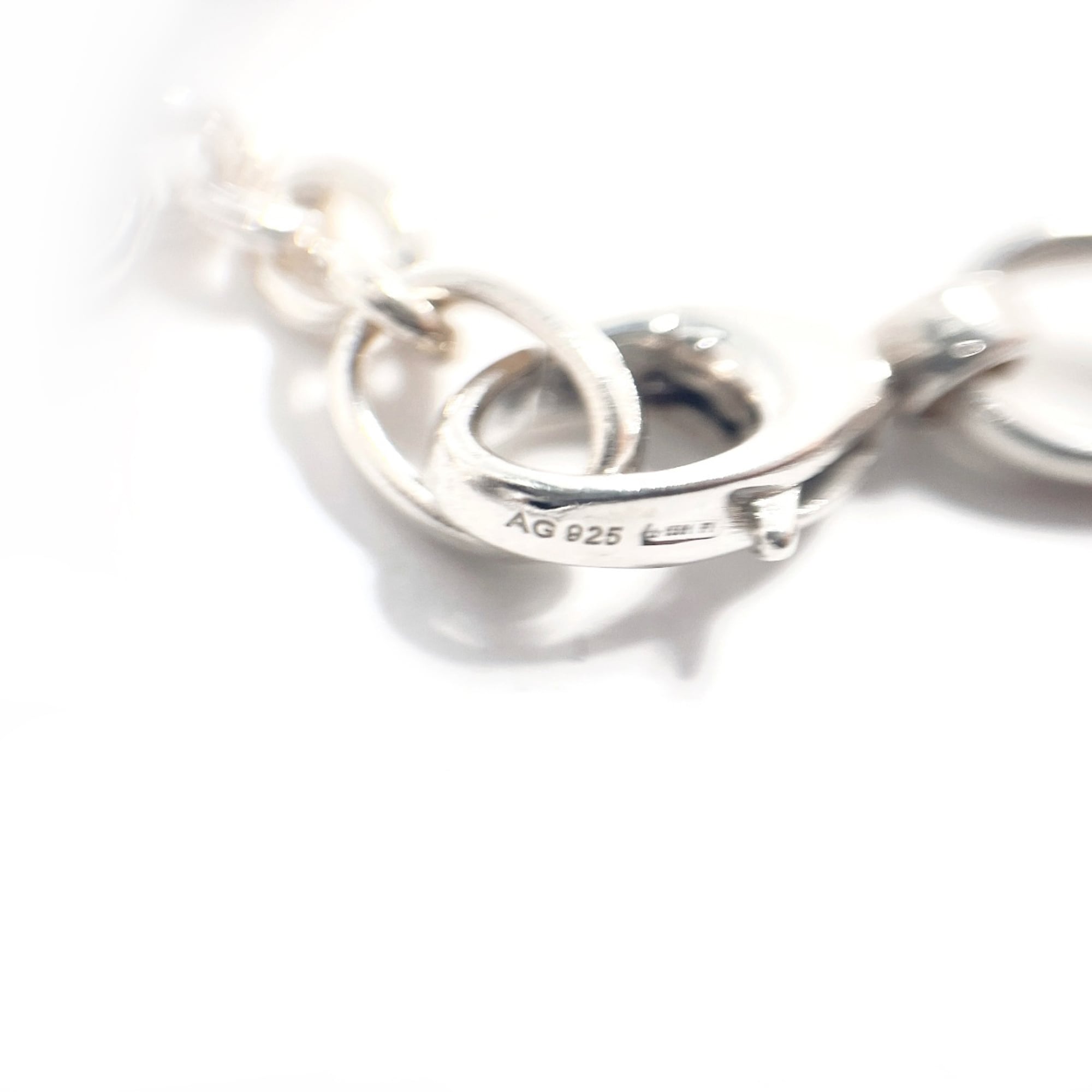 GUCCI Interlocking G Necklace, Sterling Silver 925, Unisex — Like New