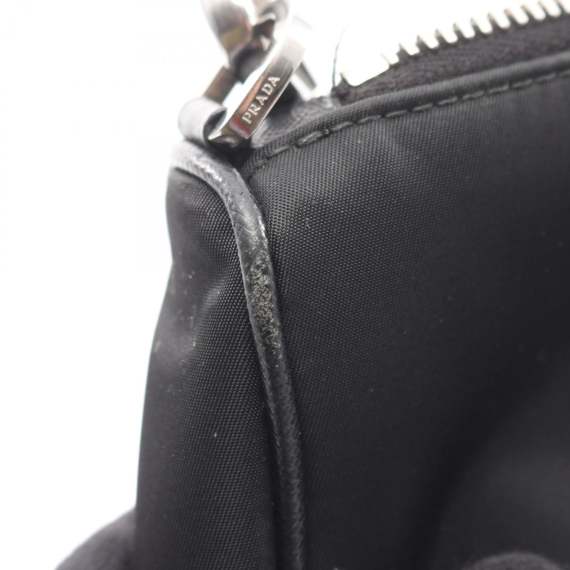 Prada Shoulder Bag in Nylon and Saffiano Leather, Black, for Men Women, 2VH113