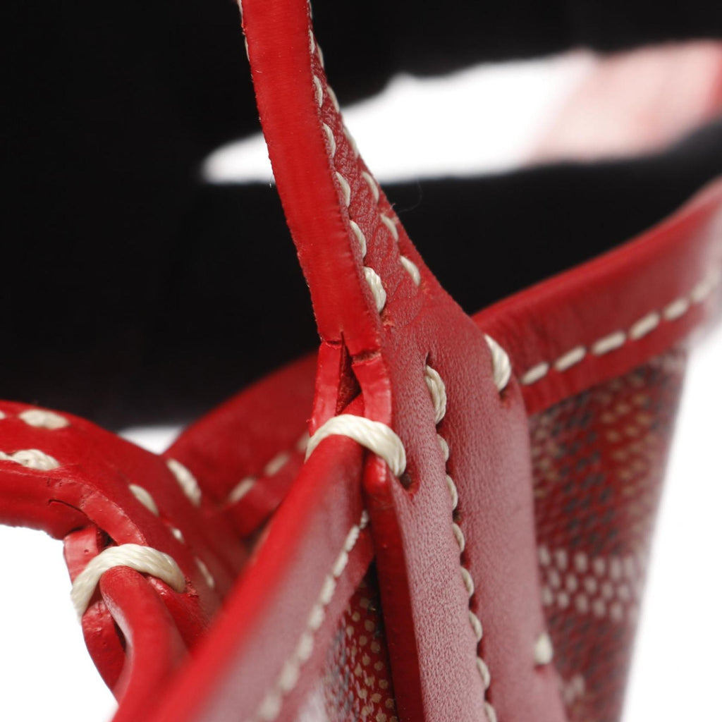 Goyard Saint Louis PM Tote Bag, Coated Canvas and Leather, Women's, Red Multicolor, AMALOUSPM02SUTO20103