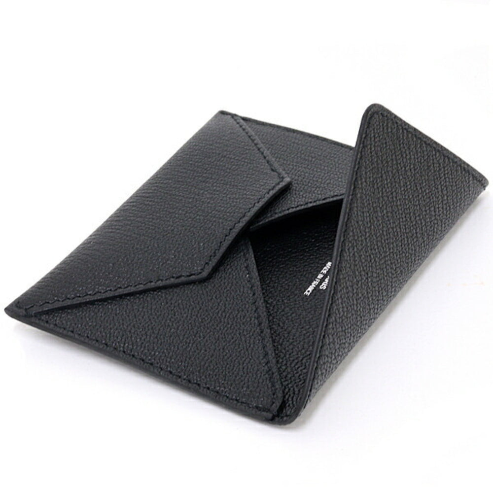 Hermes HERMES Pouch "Envelope" MM Card Case Chevre Mysore H032790CA89 Black — Like New