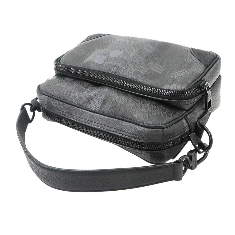 Louis Vuitton Damouflage Black Nile Handbag 2-way Shoulder Bag N14988 Nil Messenger — Like New
