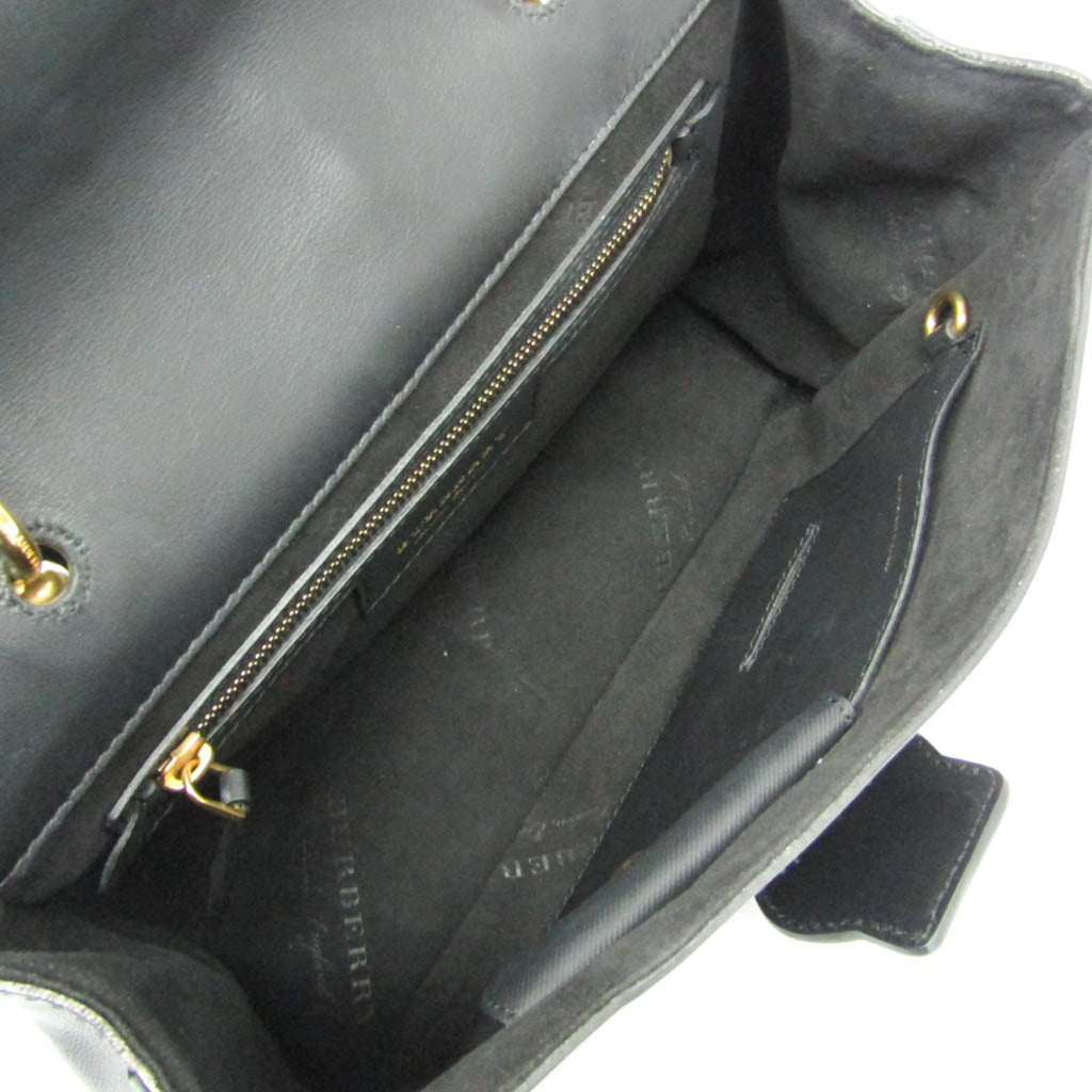 Burberry 4054220 Women's Leather Handbag,Shoulder Bag Black