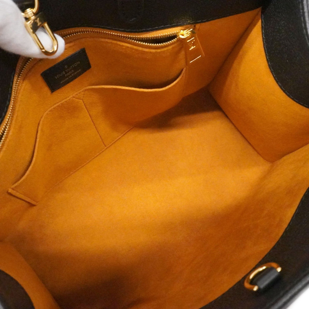 Louis Vuitton Monogram Empreinte On-the-Go Tote Bag MM M45595 Noir 2-Way for Women P2393529