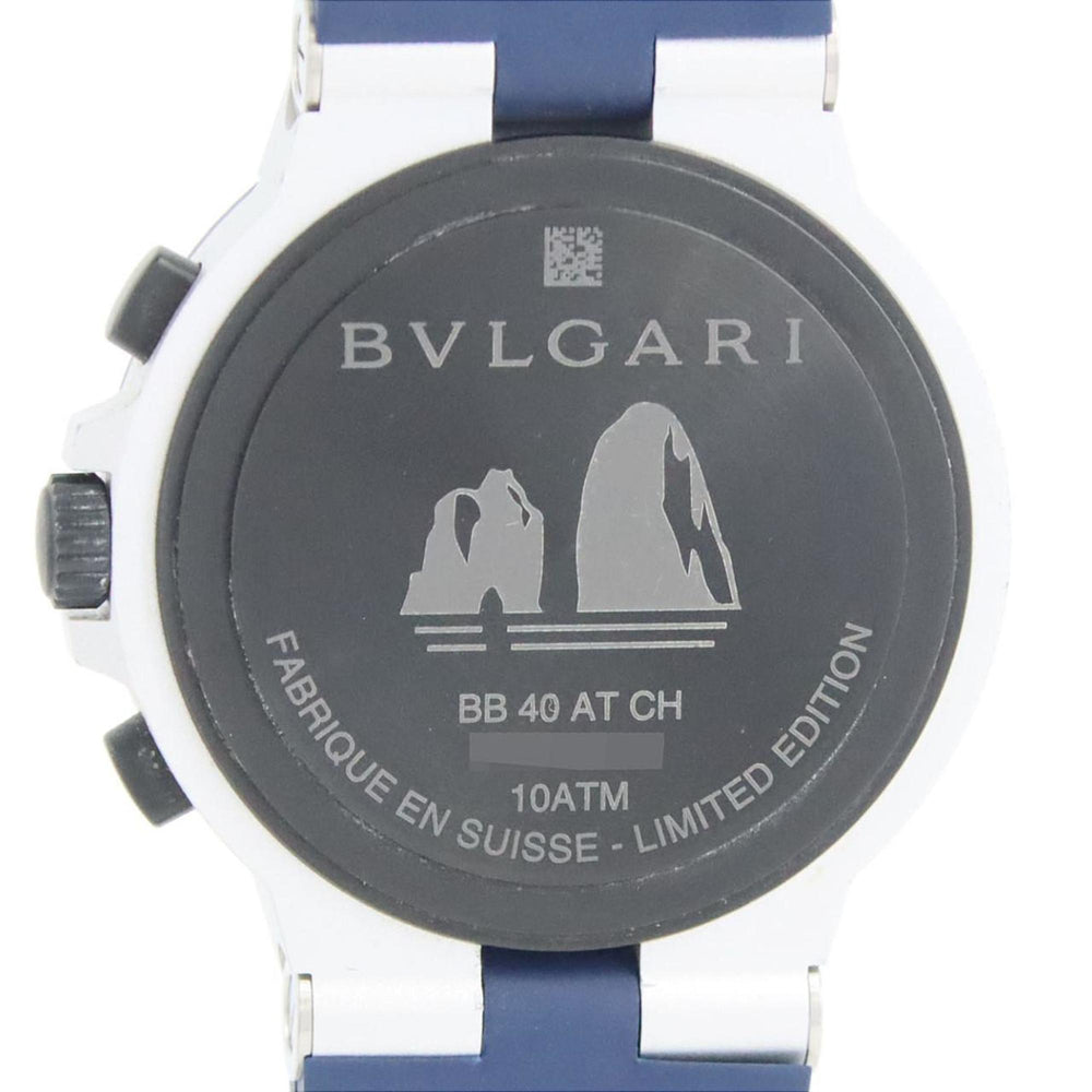 Bvlgari Aluminum Chronograph Capri Limited Edition BB40ATCH 103844 Automatic Watch — Very Good