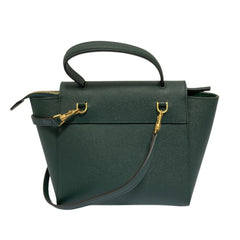 CELINE Nano Belt Bag, 2-Way Shoulder Bag/Handbag, Green, Women's — Like New