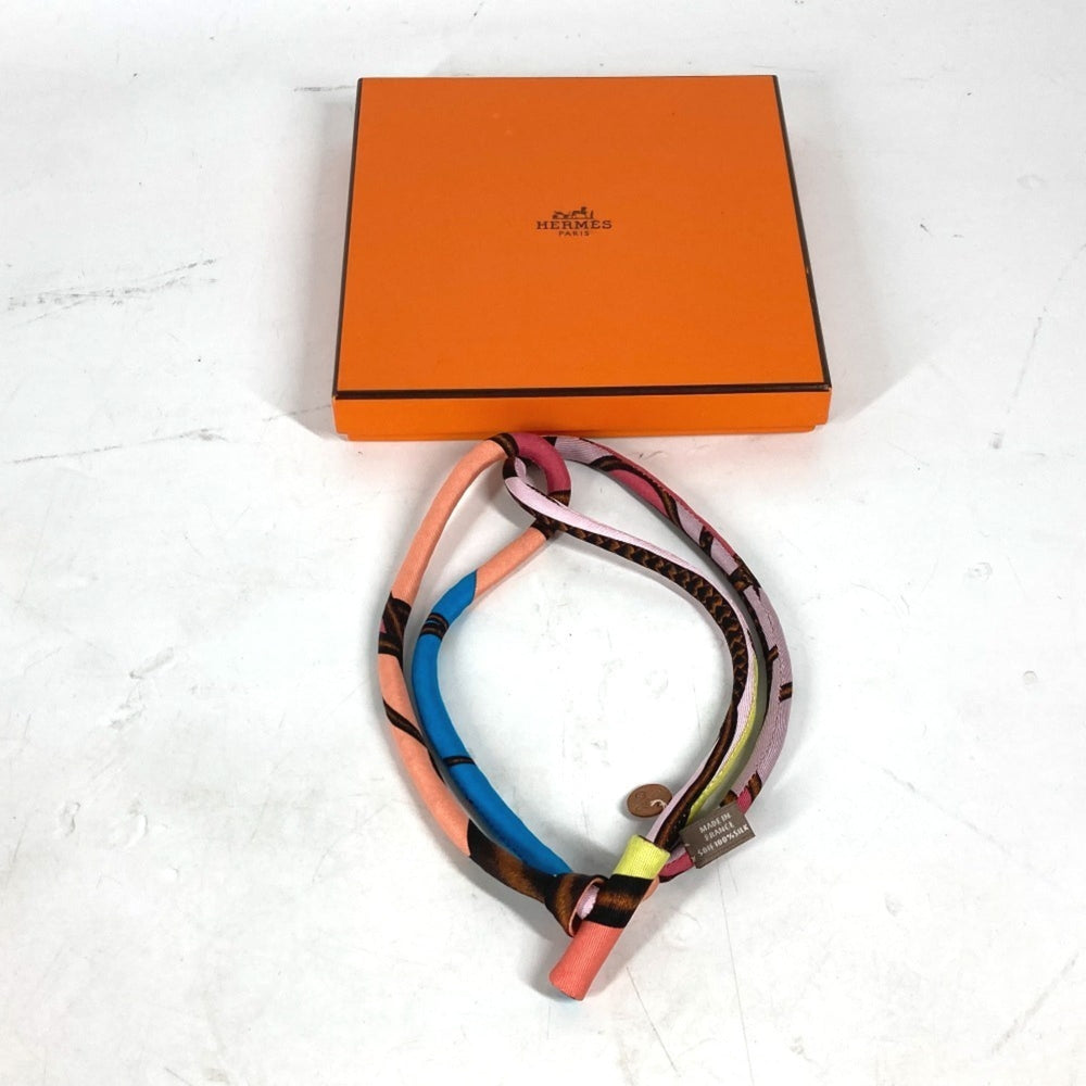 HERMES Hermes choker Petit h accessories necklace silk women's multicolor — Like New