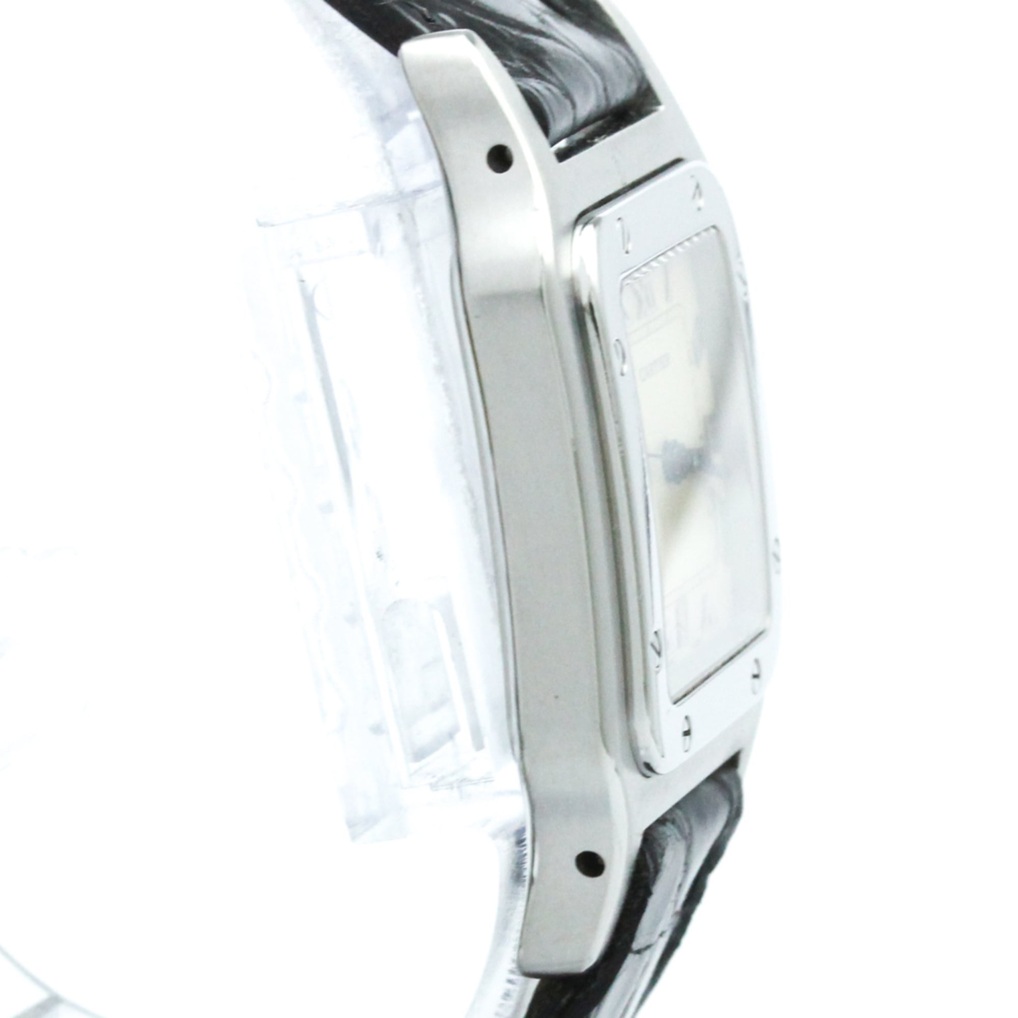 CARTIER Santos Galbee Steel Quartz Mens Watch W20025D6 Polished — Very Good