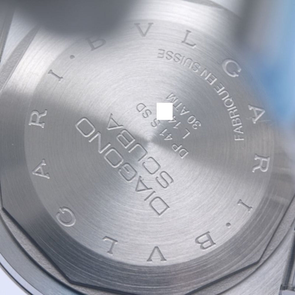 BVLGARI Diagono Scuba DP41BSSSD DP41SSD Men's Watch SS 40379 — Very Good