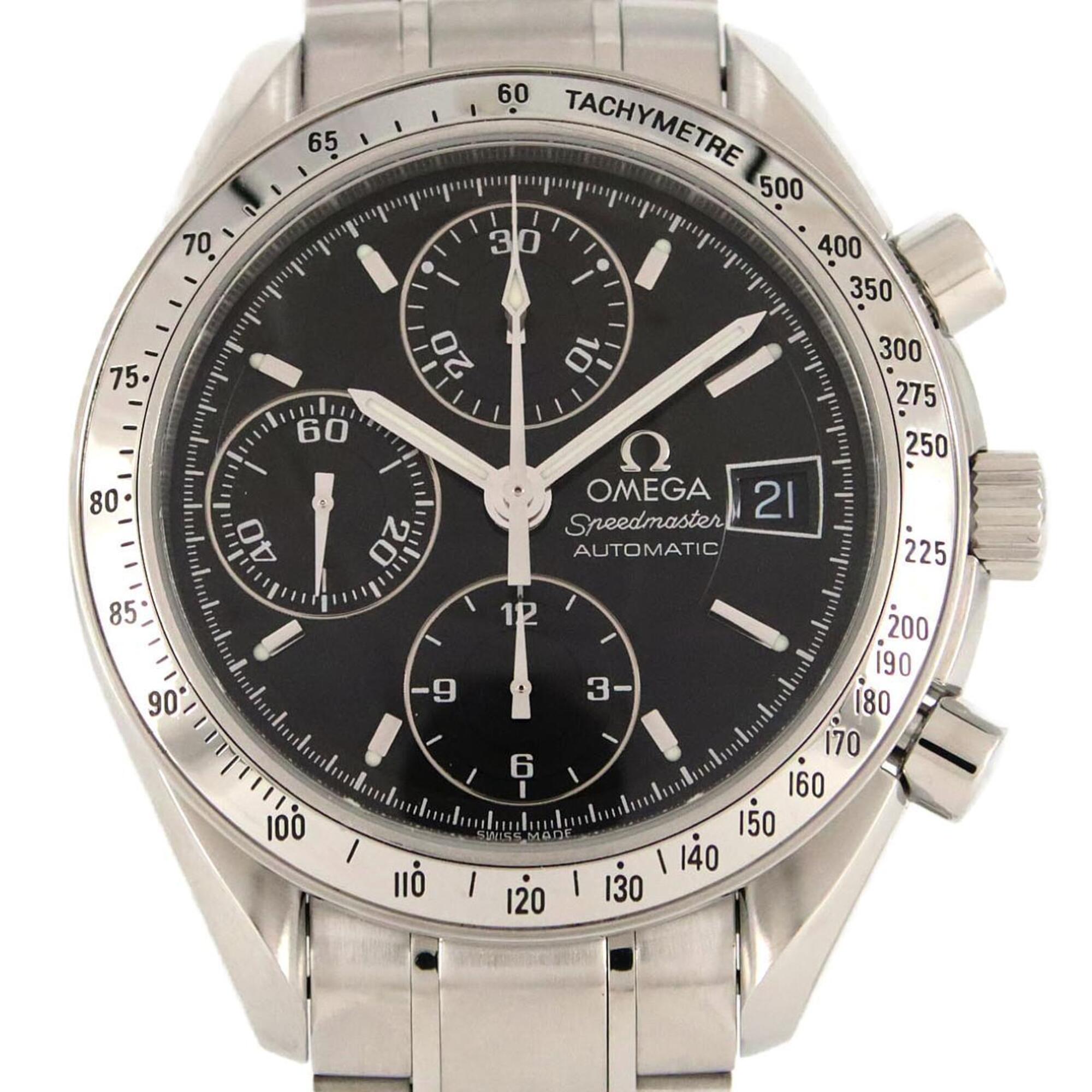 Omega Speedmaster Date 3513.50 Stainless Steel Automatic Watch — Very Good