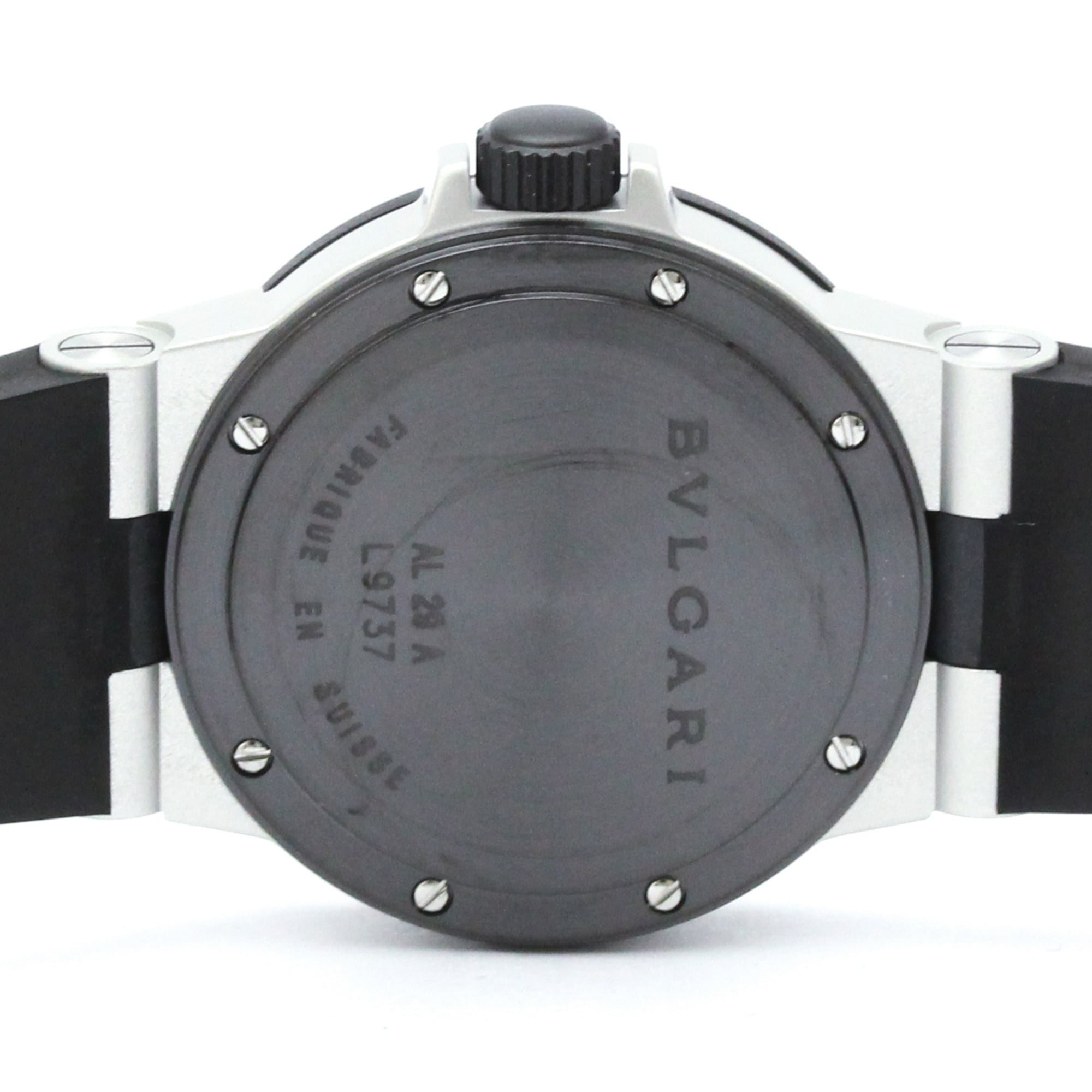 BVLGARI Aluminum Rubber Quartz Ladies Watch AL29A — Very Good