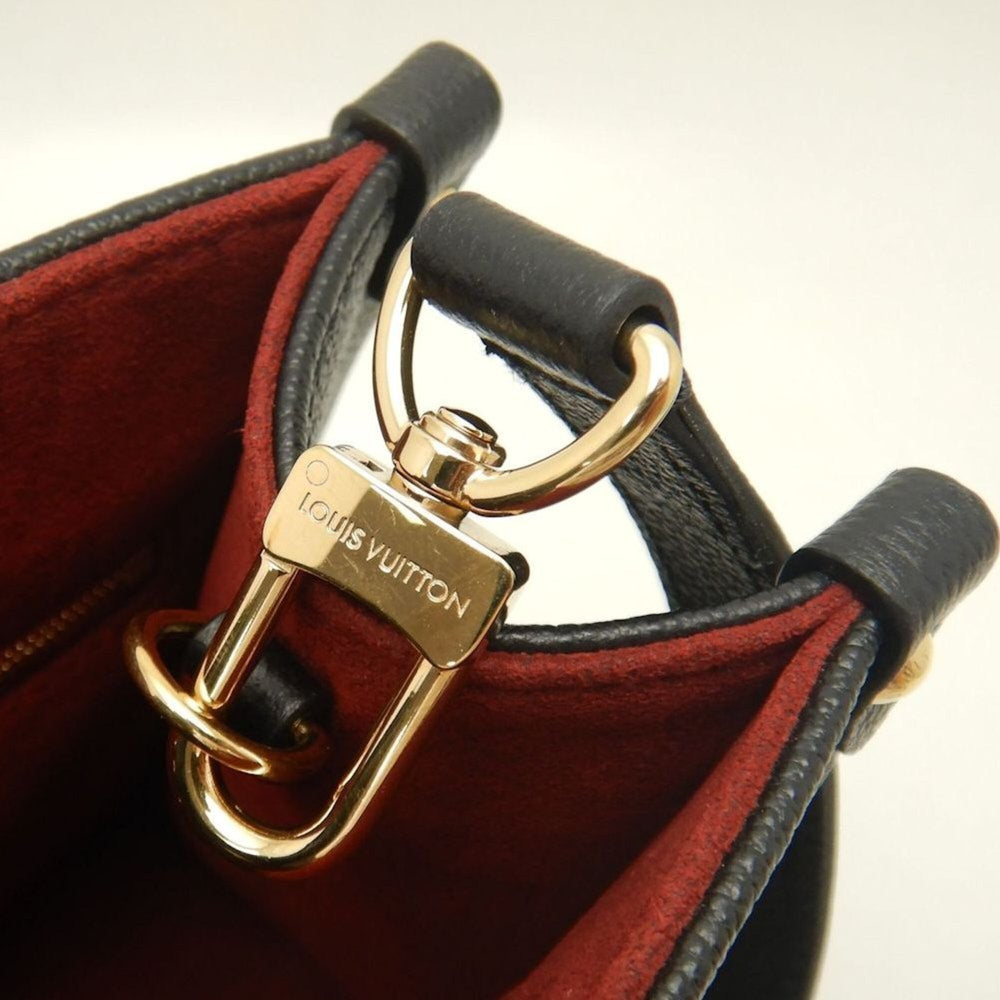 LOUIS VUITTON Louis Vuitton Bicolor Monogram OnTheGo PM M45659 Handbag Black Empreinte Beige Women's 253836 — Like New