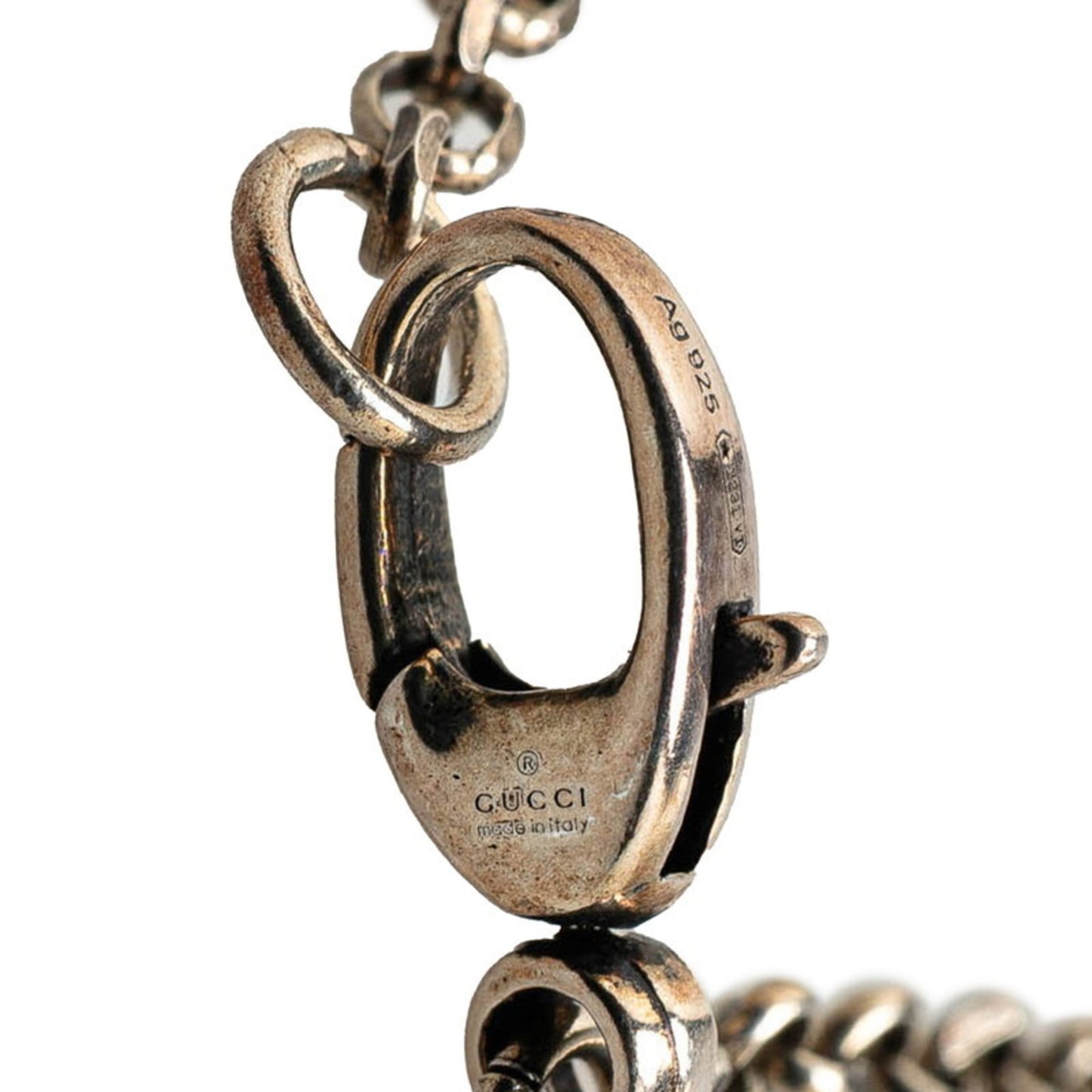 Gucci Double G Key Necklace SV925 Silver Men's GUCCI