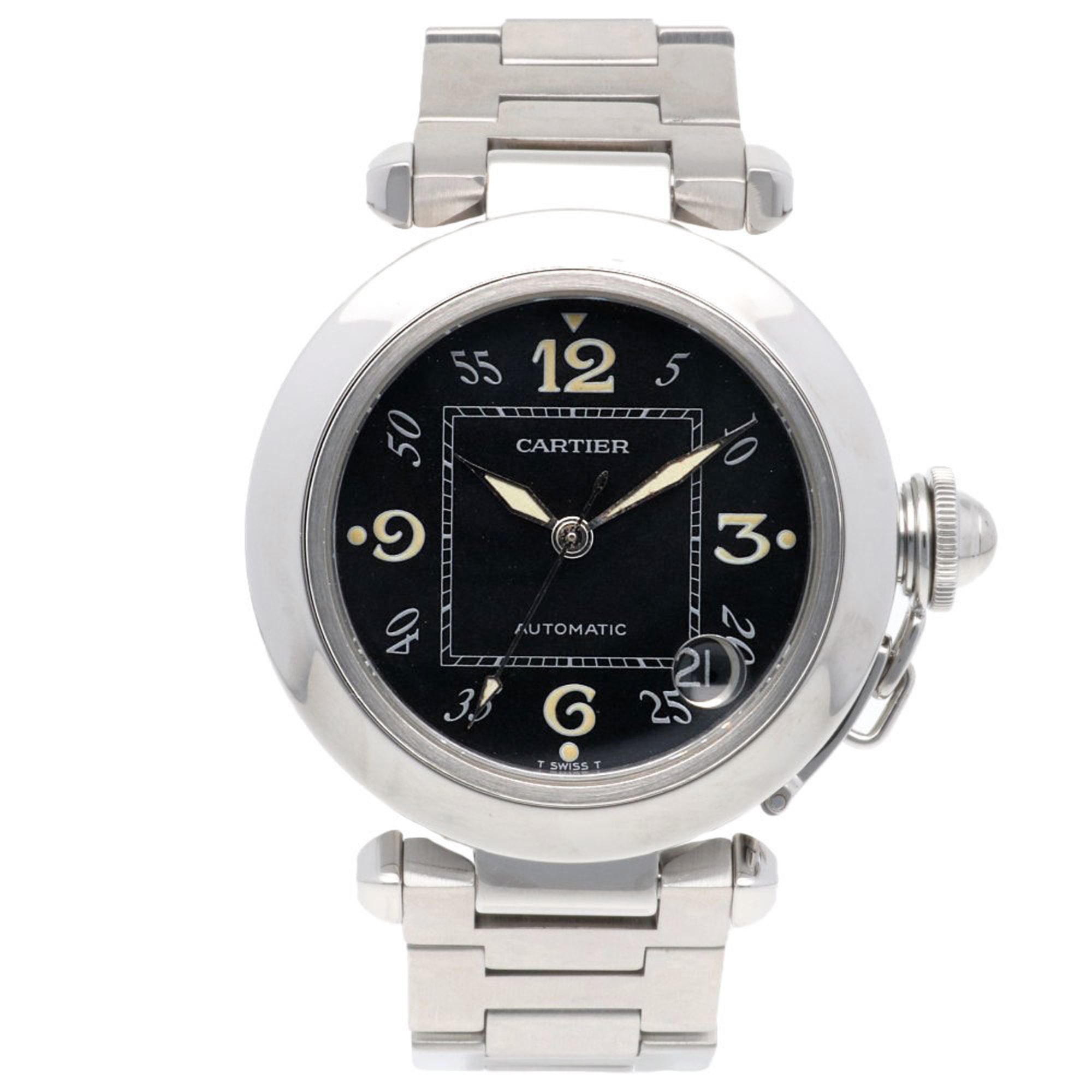Cartier Pasha Watch, Stainless Steel 2324, Automatic, Unisex, CARTIER, Overhauled — Good