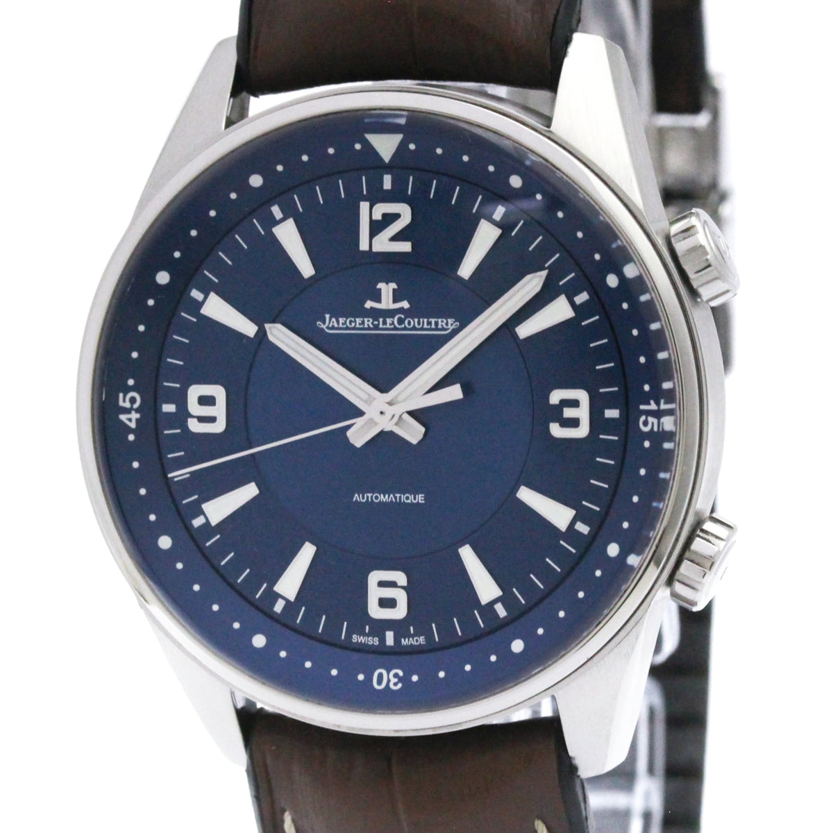 JAEGER-LECOULTRE Polaris Stainless Steel Automatic Mens Watch Q9008480 Polished — Very Good