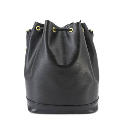 Louis Vuitton Epi Noe Shoulder Handbag Leather Noir M59002 Gold Hardware — Like New