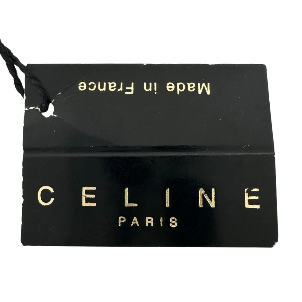 CELINE Vintage Faux Pearl Plated Circle Logo Bracelet, Gold, Made in France, Women's — Like New