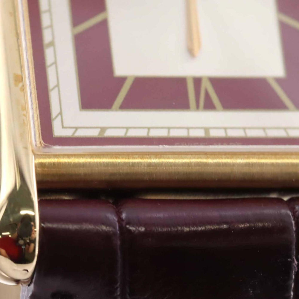Cartier Tank Louis MM YG WGTA0059 Watch Manual Winding — Very Good
