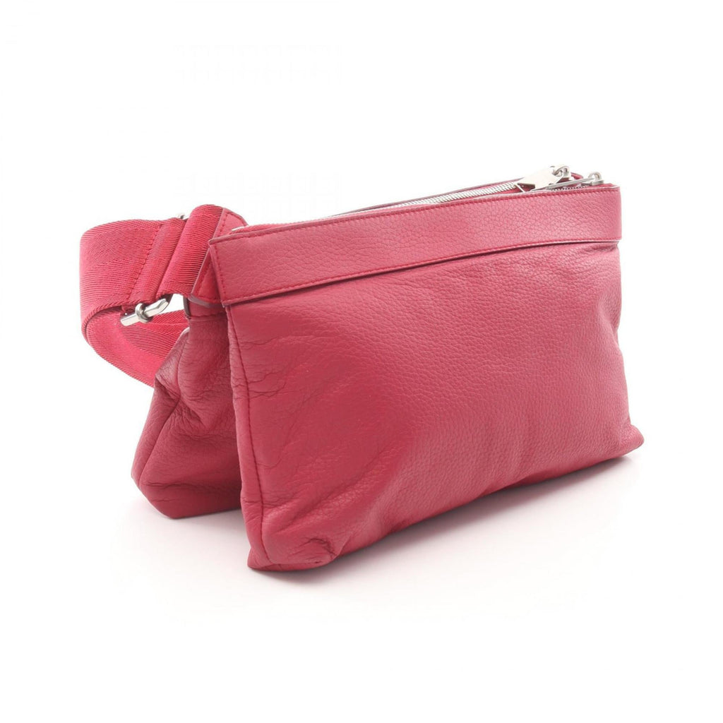 Bottega Veneta Leather Shoulder Bag for Women, Red