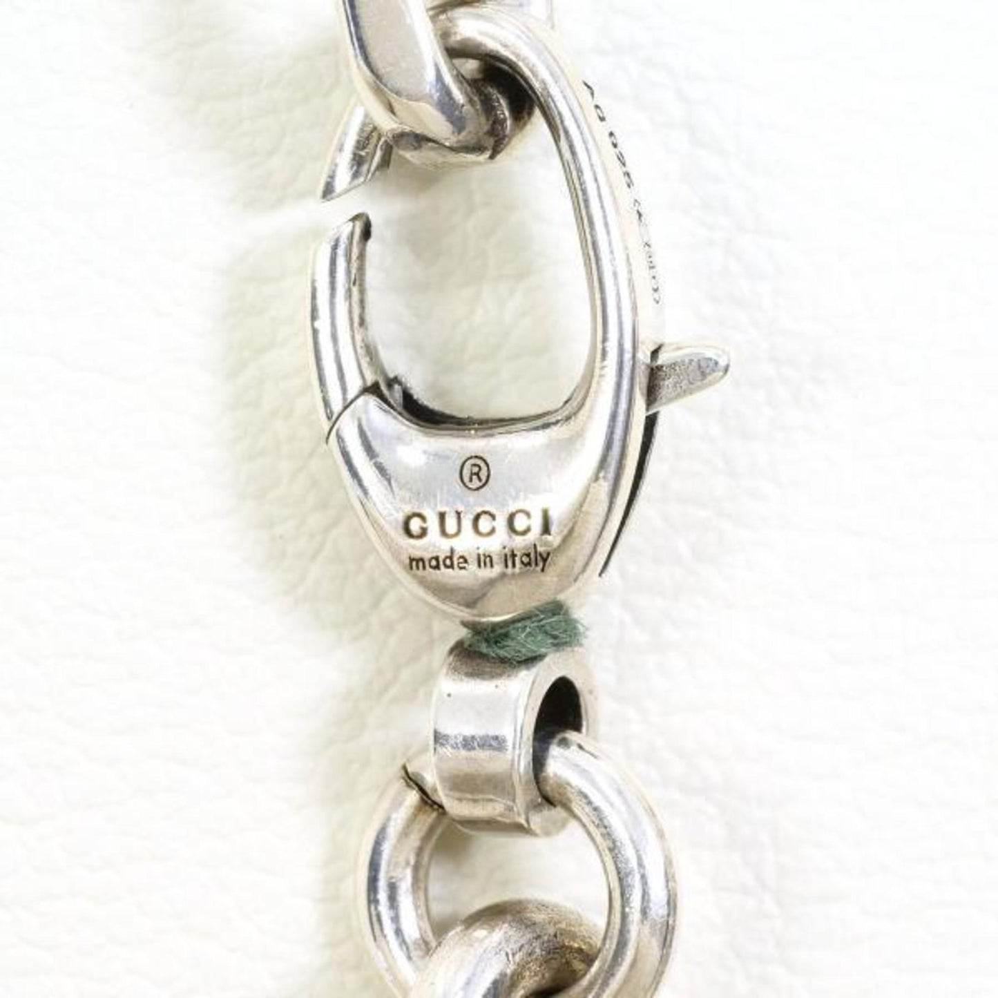 Gucci Interlocking Silver Bracelet, Box and Bag, Total Weight: Approx. 20.0g, 19.5cm