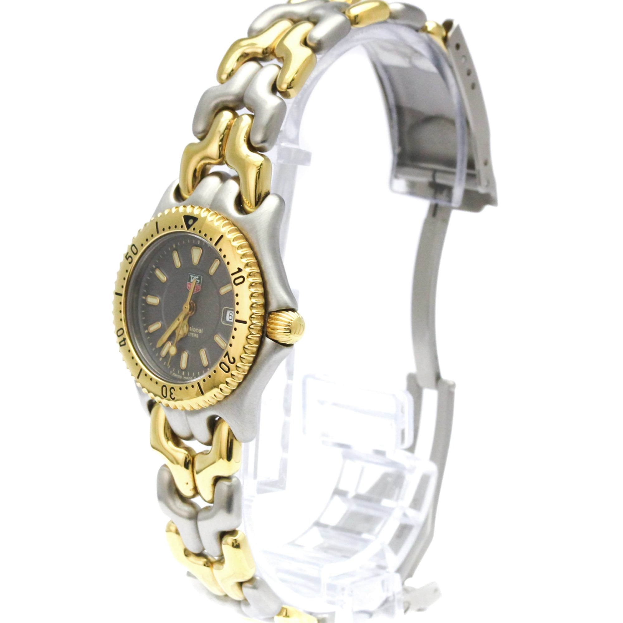 TAG HEUER Sel 200M Gold Plated Steel Ladies Watch WG1320 Polished — Very Good