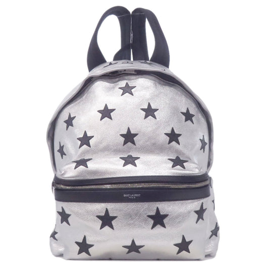 Saint Laurent Star Motif Backpack/Daypack in Calfskin for Women