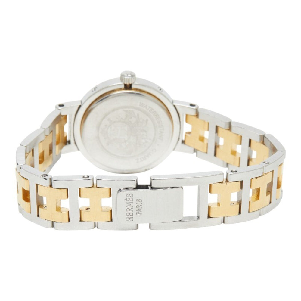 Hermes Clipper Watch CL4.220 Quartz White Dial Stainless Steel Women's HERMES — Good