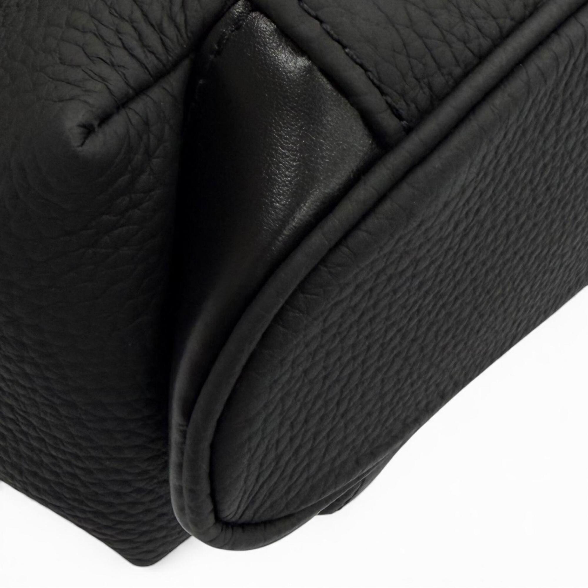 LOUIS VUITTON M58476 Christopher Messenger Taurillon Leather Shoulder Bag, Black, Made in France, Men's, with Dust Bag — New - Store Return