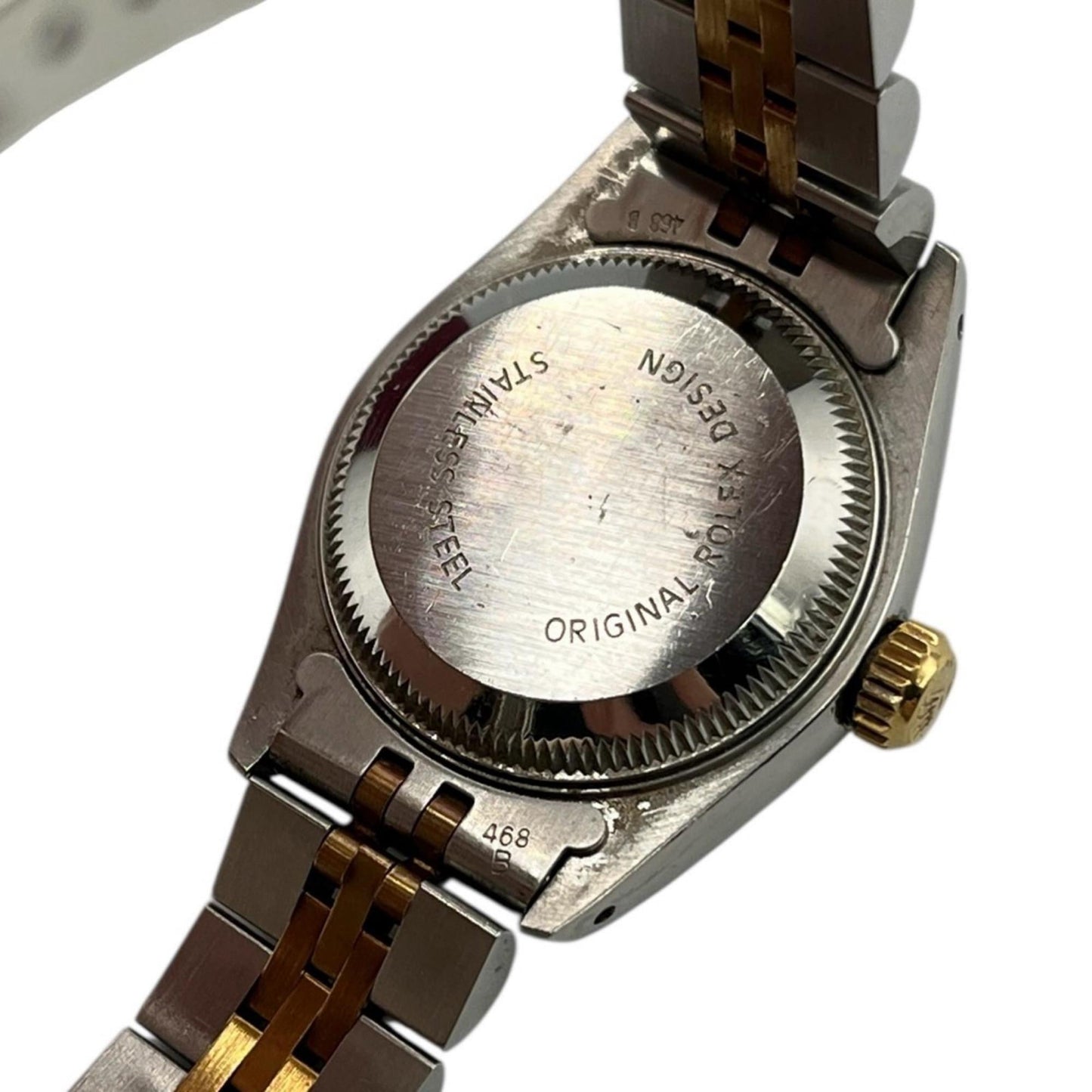 Rolex Datejust Watch 69173G with 10 Diamonds, Stainless Steel and Yellow Gold, Women's