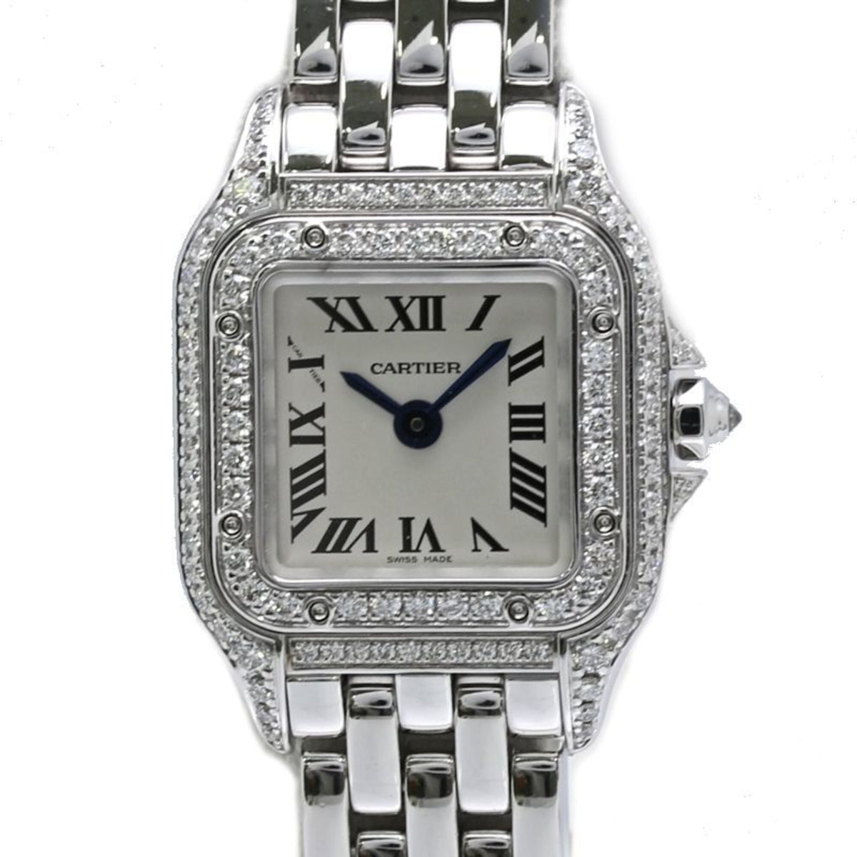 CARTIER Cartier Panthère de Mini Diamond WJPN0019 Women's Watch 18K White Gold 40495 — Very Good