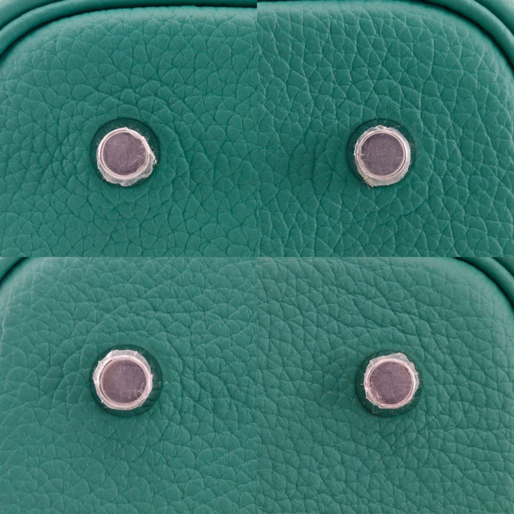 Hermes Hermès Picotin Lock 22 MM Handbag in Taurillon Maurice Vert Gate, 2022, Green, U A5 Strap Clasp, Women's — Like New