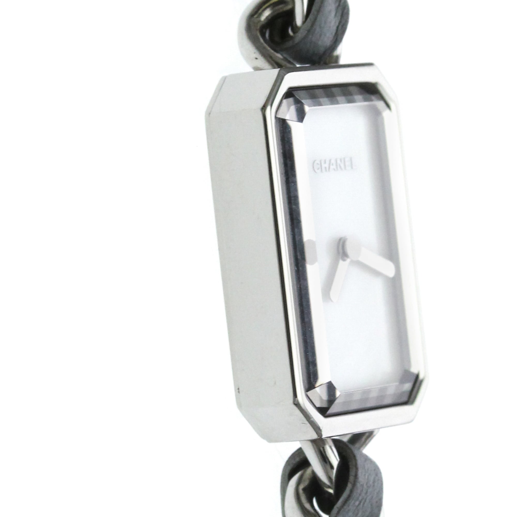 CHANEL Premiere Lock Steel Leather Quartz Ladies Wacth H4327 Polished — Very Good
