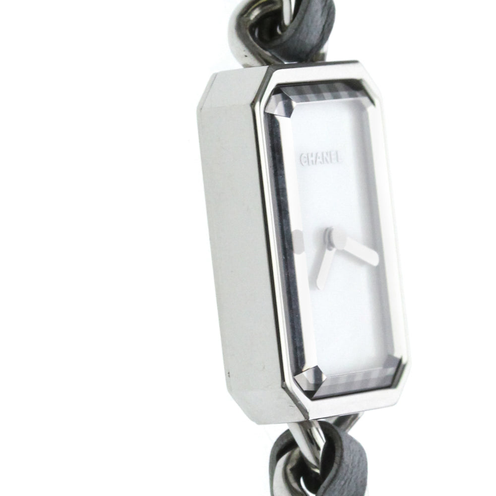 CHANEL Premiere Lock Steel Leather Quartz Ladies Wacth H4327 Polished — Very Good
