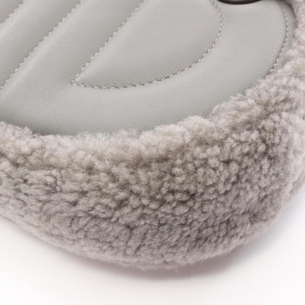 Hermes In the Loop Ecru Grismeyer Waist Bag/Handbag, Sheepskin/Veau Swift Leather, Women's, Ivory/Gray — New - Store Return