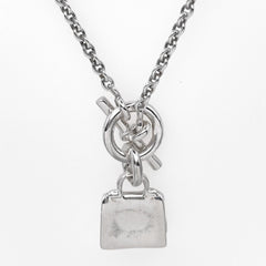 HERMES Amulette Kelly Charm Necklace Pendant Toggle SV925 Men's Women's — Like New
