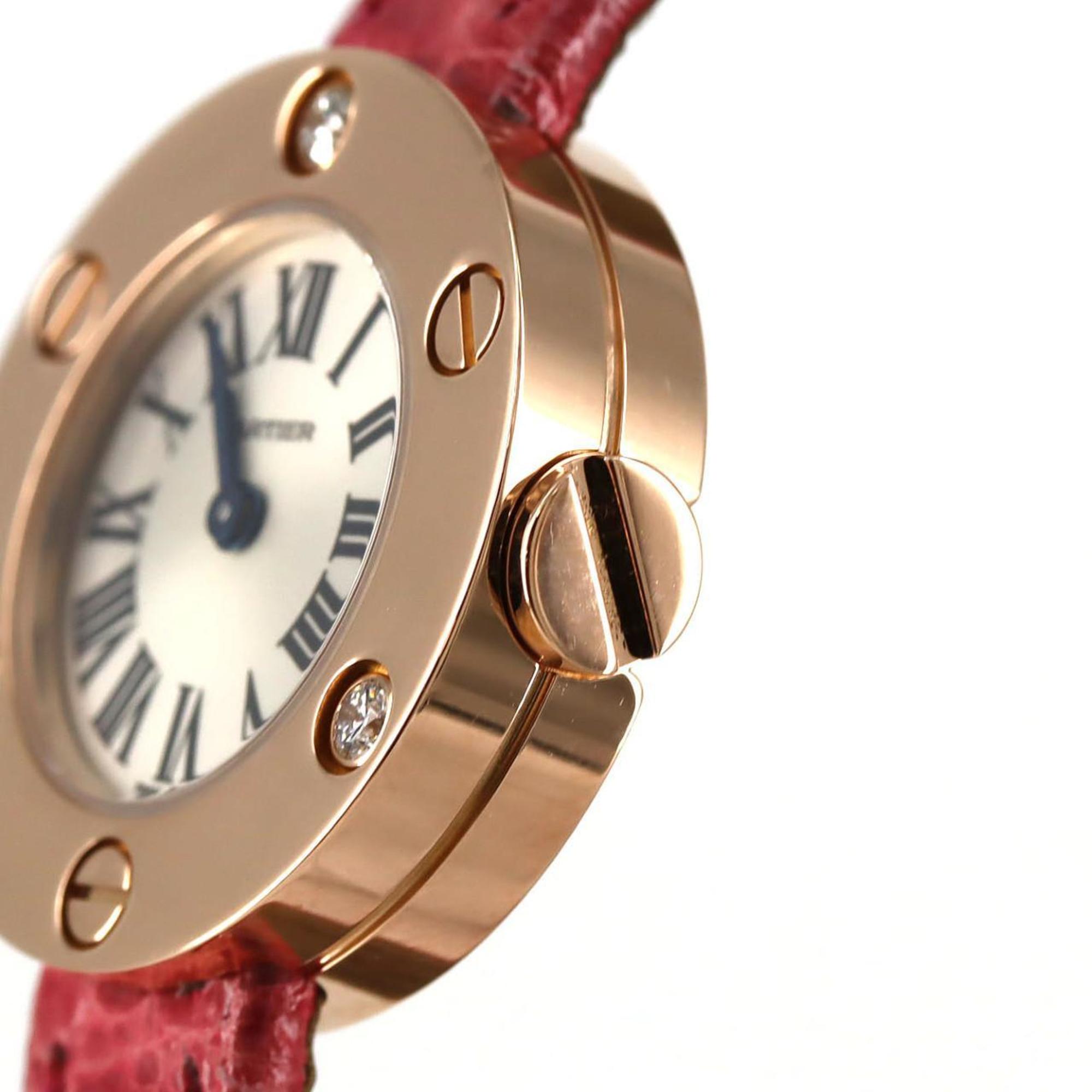 Cartier Love Watch PG 3P PG/RG Quartz Wristwatch — Very Good