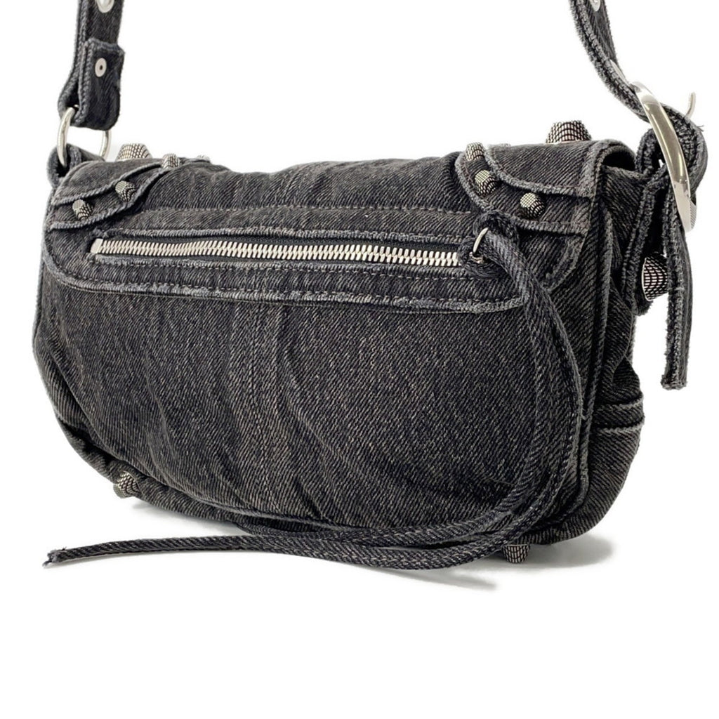 Balenciaga Le Cagoule XS Denim Shoulder Bag 719082 BALENCIAGA