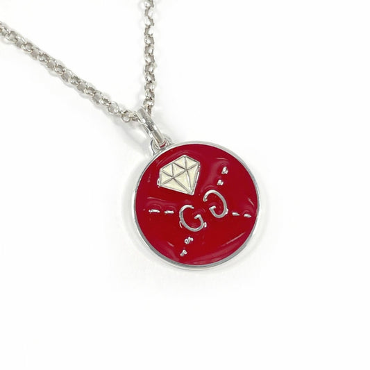 GUCCI Ghost Diamond Necklace in Silver 925, Unisex