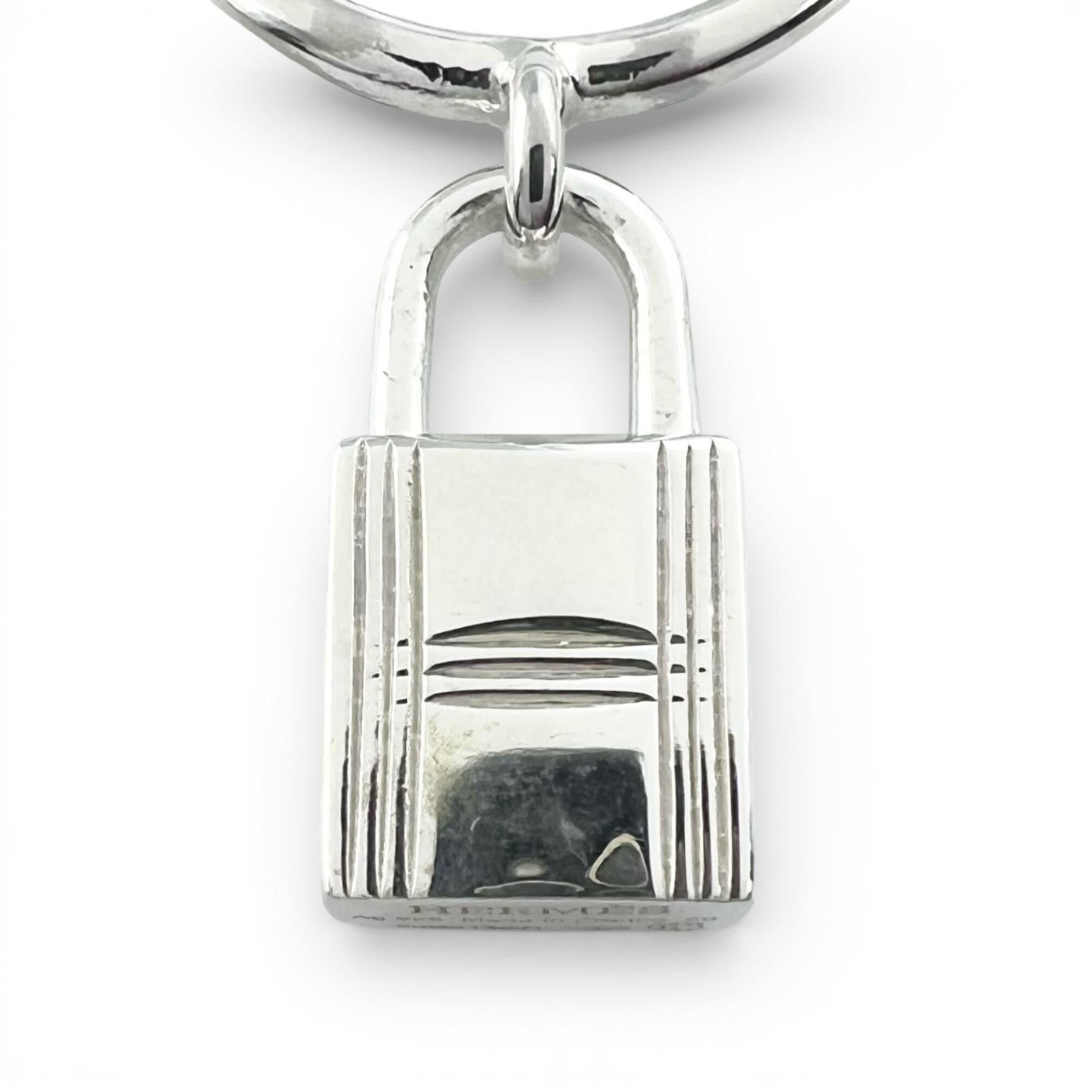 HERMES (Hermes) 2020 Amulette Cadena AG925 Ring, Silver 50, Made in France, Weight 5.5g, Women's — Like New