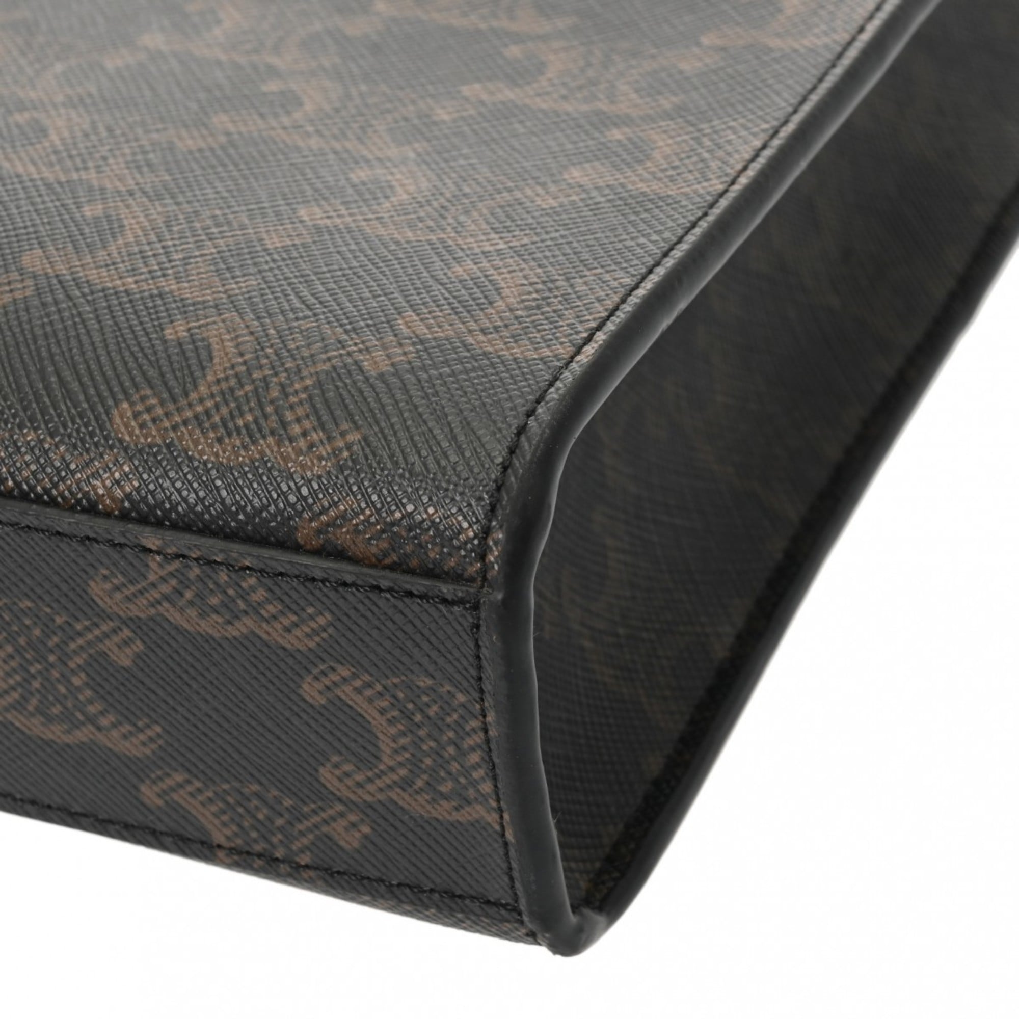 CELINE Triomphe Canvas Mini Vertical Cabas Tan 194372BZK Women's Leather Handbag, A-Rank, Pre-Owned, Ginzo