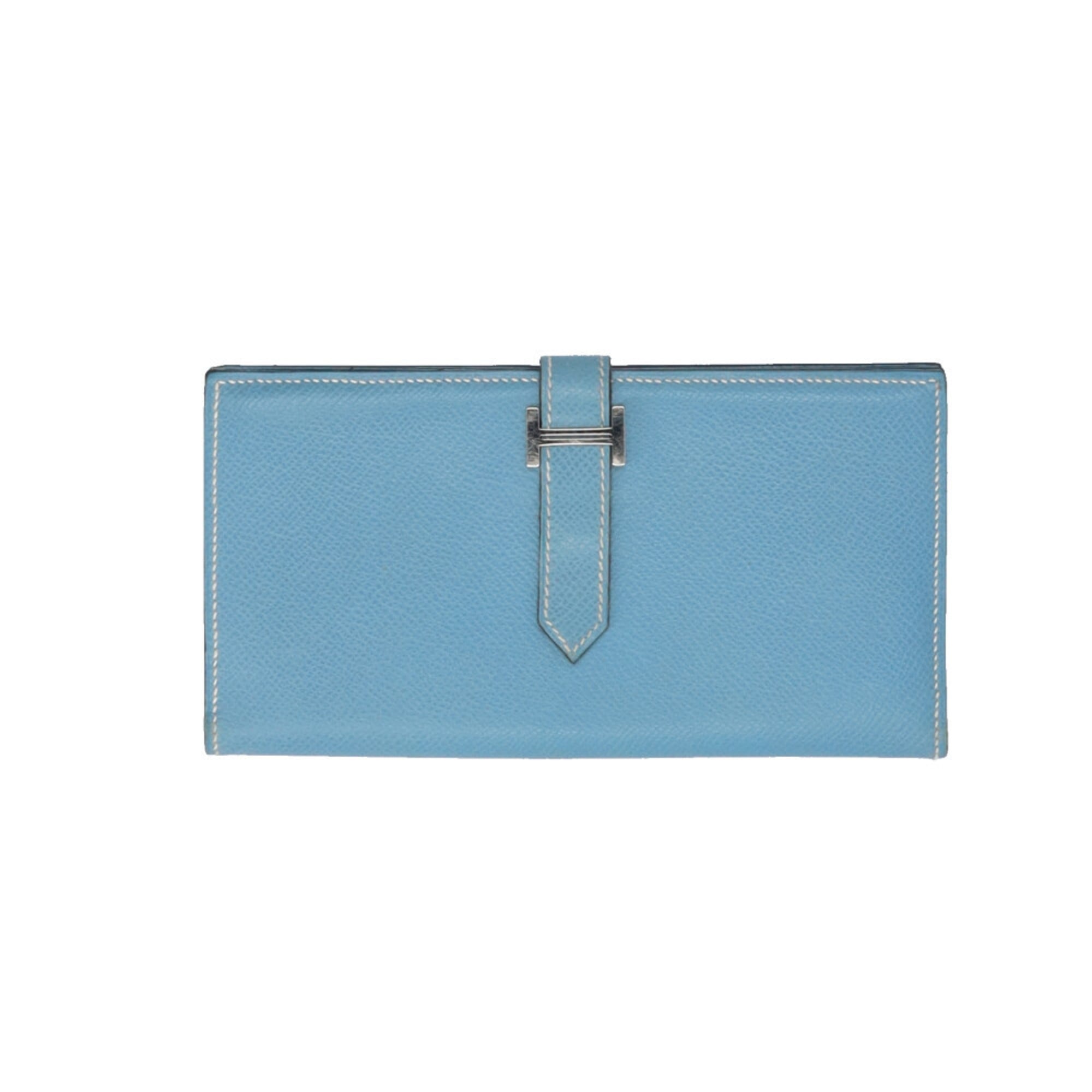 Hermes Bearn souffle long wallet Epsom leather women's HERMES
